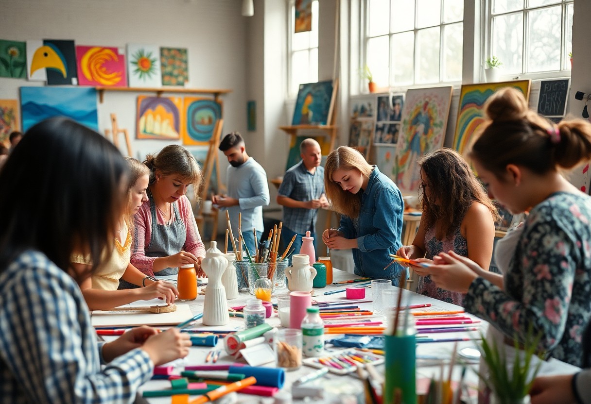 Workshop artistici interattivi per coinvolgere comunità e giovani talenti