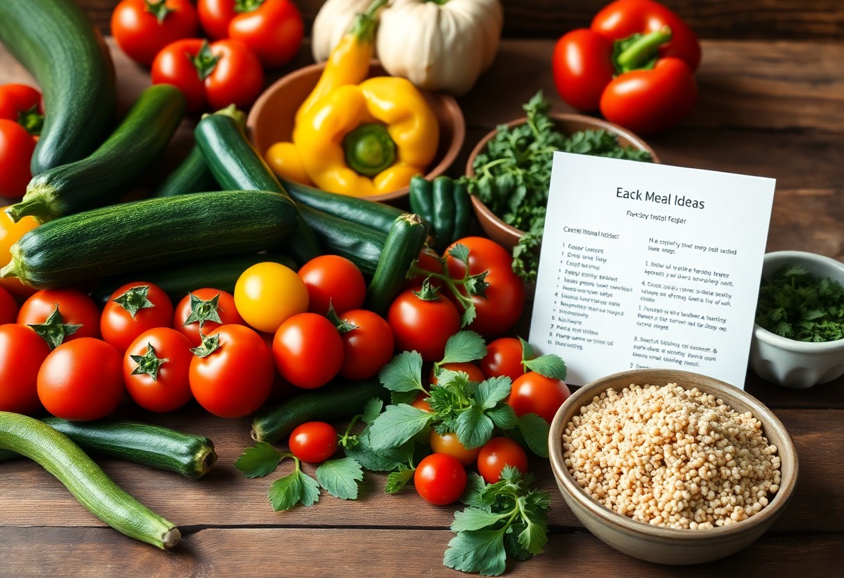 Ricette salutari con ingredienti stagionali per pasti veloci